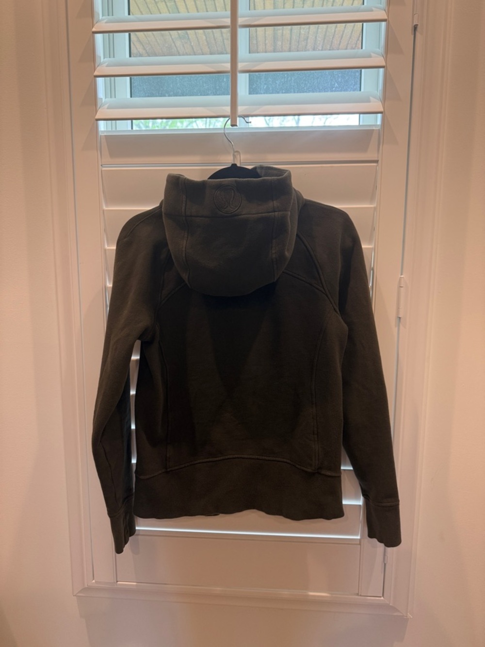Dark olive Zip-Up Lululemon Scuba full zip - Picture 3 of 4